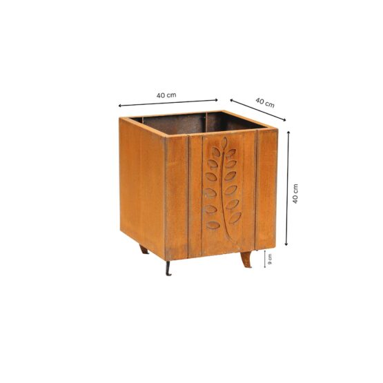 GrillSymbol Fioriera in acciaio corten Fat Ballerina