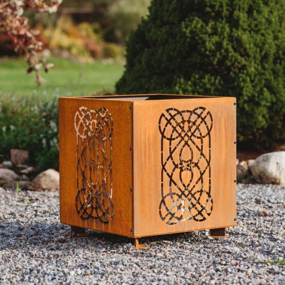 GrillSymbol Corten Steel Fire Pit Laterna