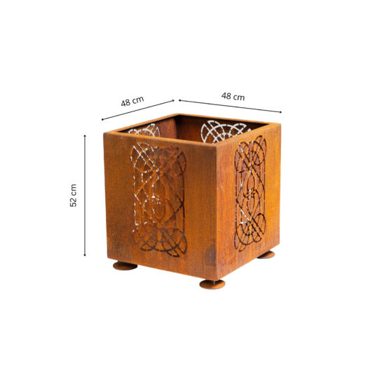 GrillSymbol Corten Steel Fire Pit Laterna