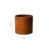 GrillSymbol Corten Steel Planter Myy-S