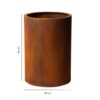 GrillSymbol Corten Steel Planter Meri XXL
