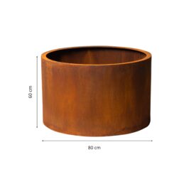 GrillSymbol Corten Steel Planter Mia XXL