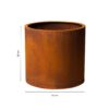 GrillSymbol Corten Steel Planter Myy-XL GrillSymbol Corten Steel Planter Myy-XL