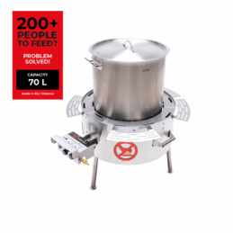 GrillSymbol Suppenkessel mit Gasbrenner Soup Station, 70 L GrillSymbol Suppenkessel mit Gasbrenner Soup Station, 70 L