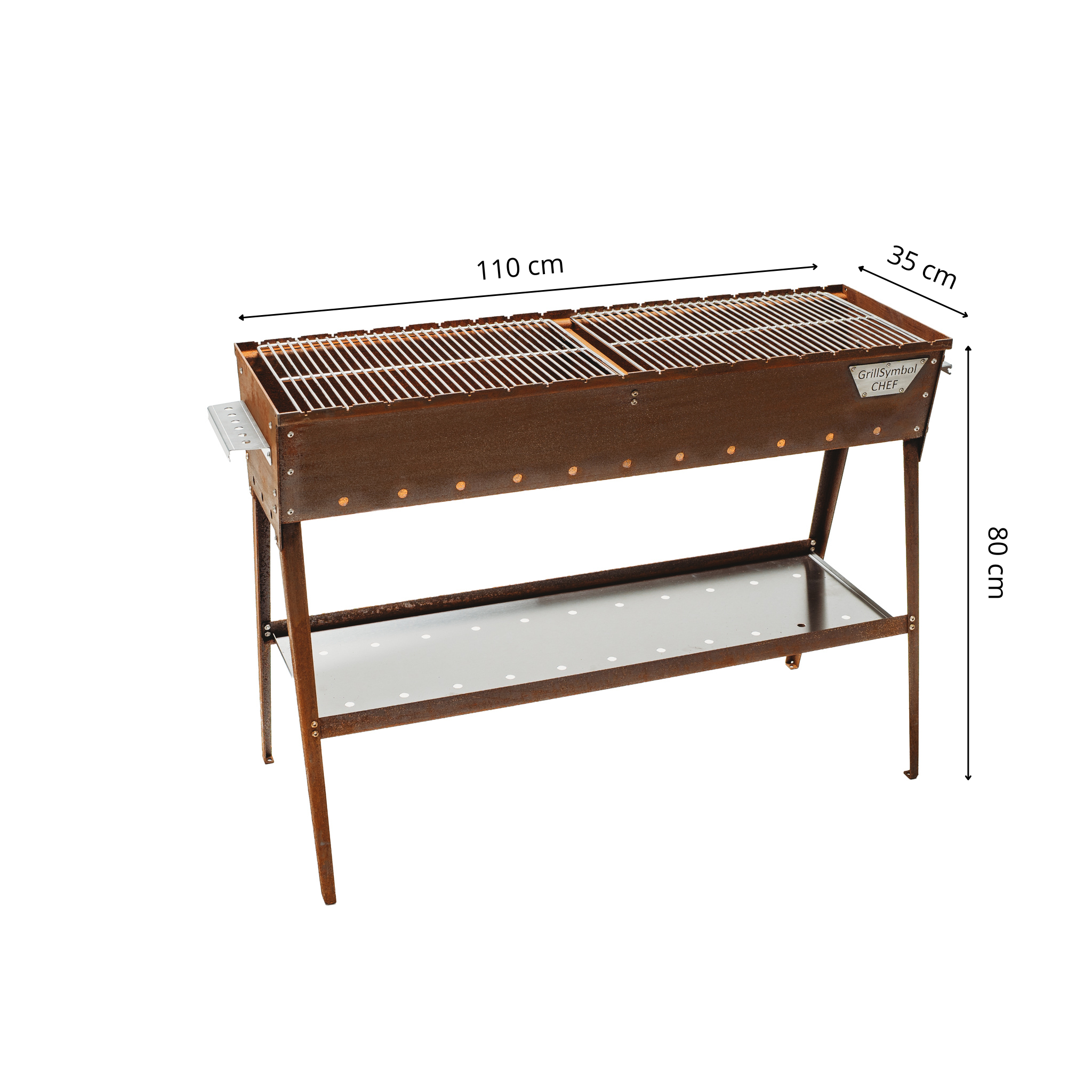 GrillSymbol Holzkohlegrill Naked Chef XL GrillSymbol Holzkohlegrill Naked Chef XL