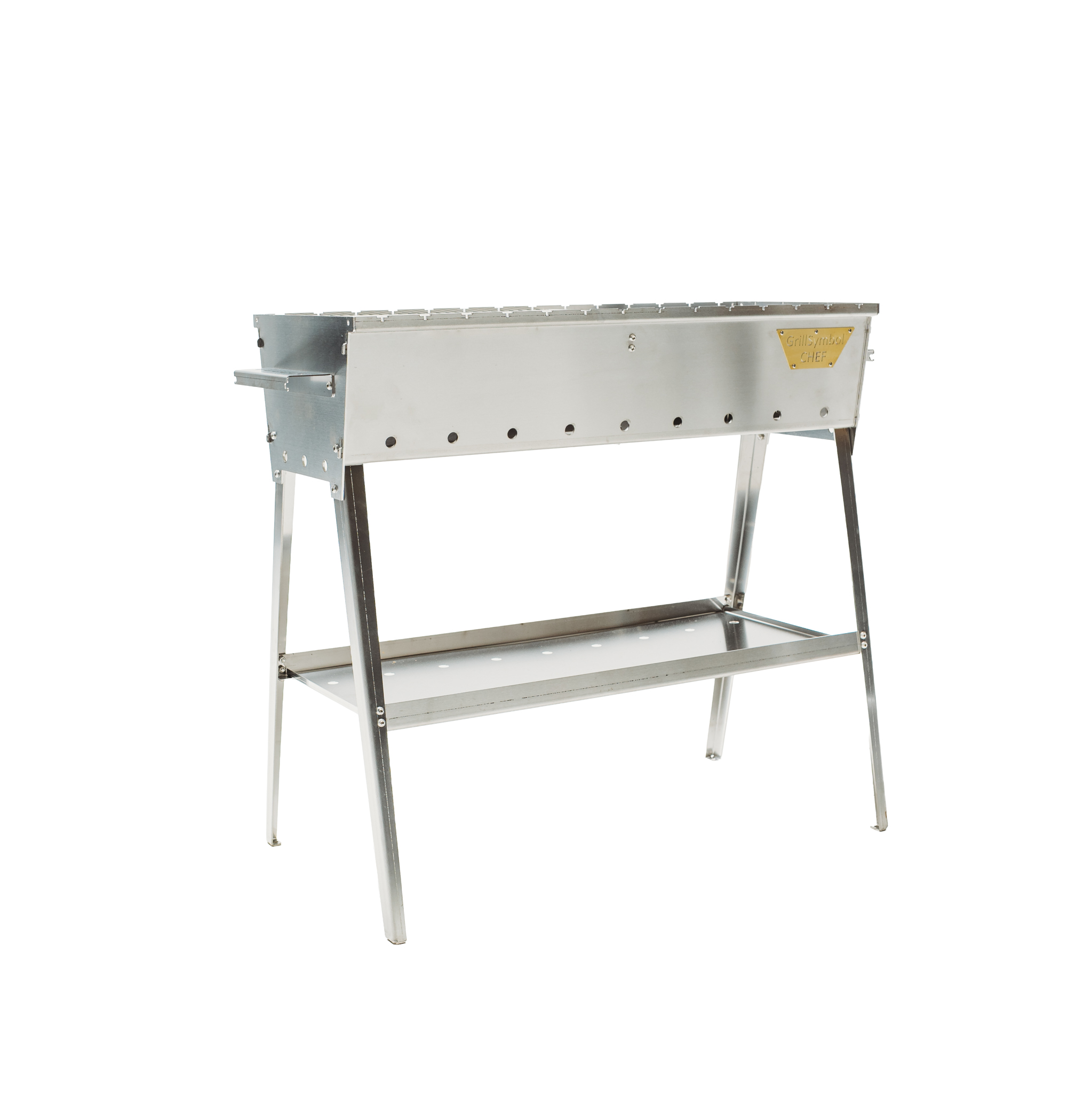 GrillSymbol Charcoal Grill Naked Chef Silver GrillSymbol Charcoal Grill Naked Chef Silver