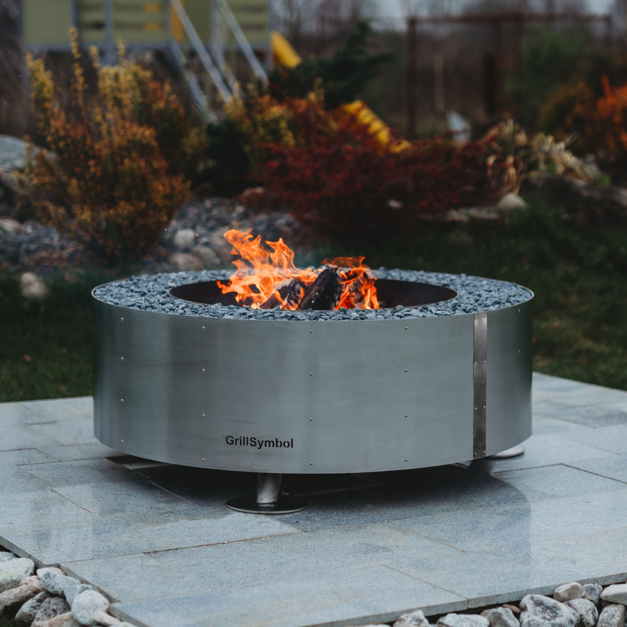 GrillSymbol Edelstahlfeuerschale Luna-Silver ∅ 119 cm GrillSymbol Edelstahlfeuerschale Luna-Silver ∅ 119 cm
