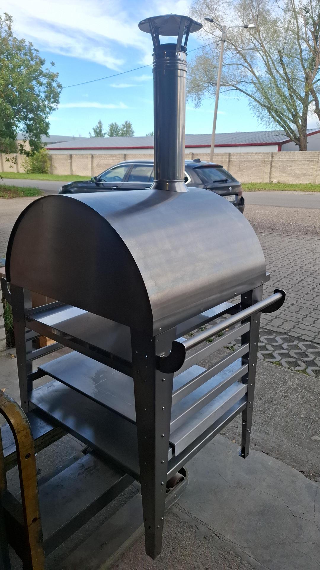 OUTLET GrillSymbol Wood Fired Pizza Oven with Stand Pizzo-set-inox OUTLET GrillSymbol Wood Fired Pizza Oven with Stand Pizzo-set-inox